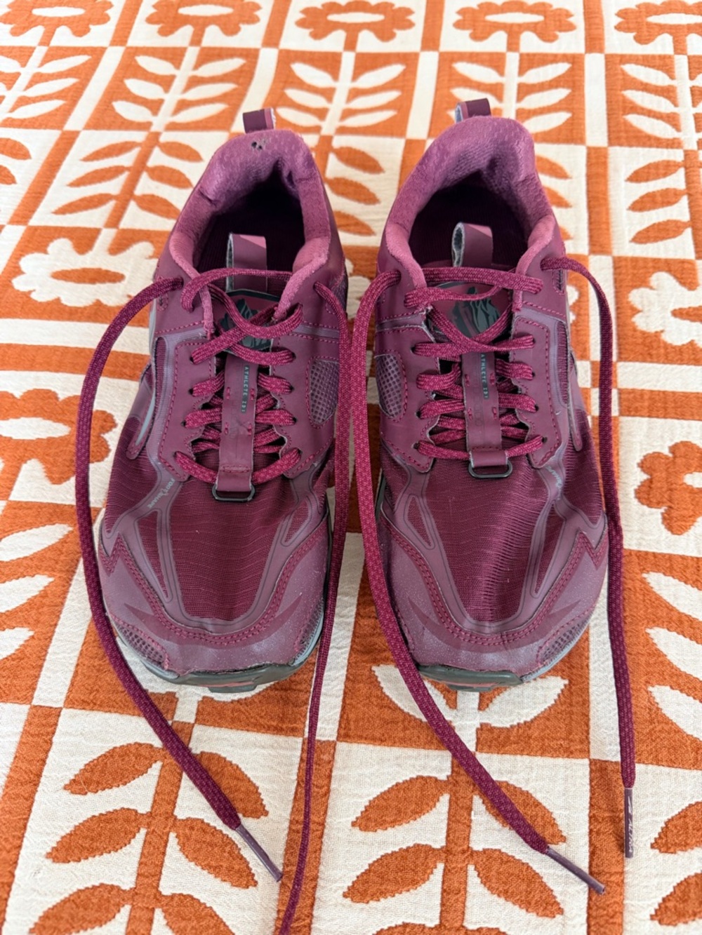 Women’s Lone Peak Trail Running Shoe in Plum